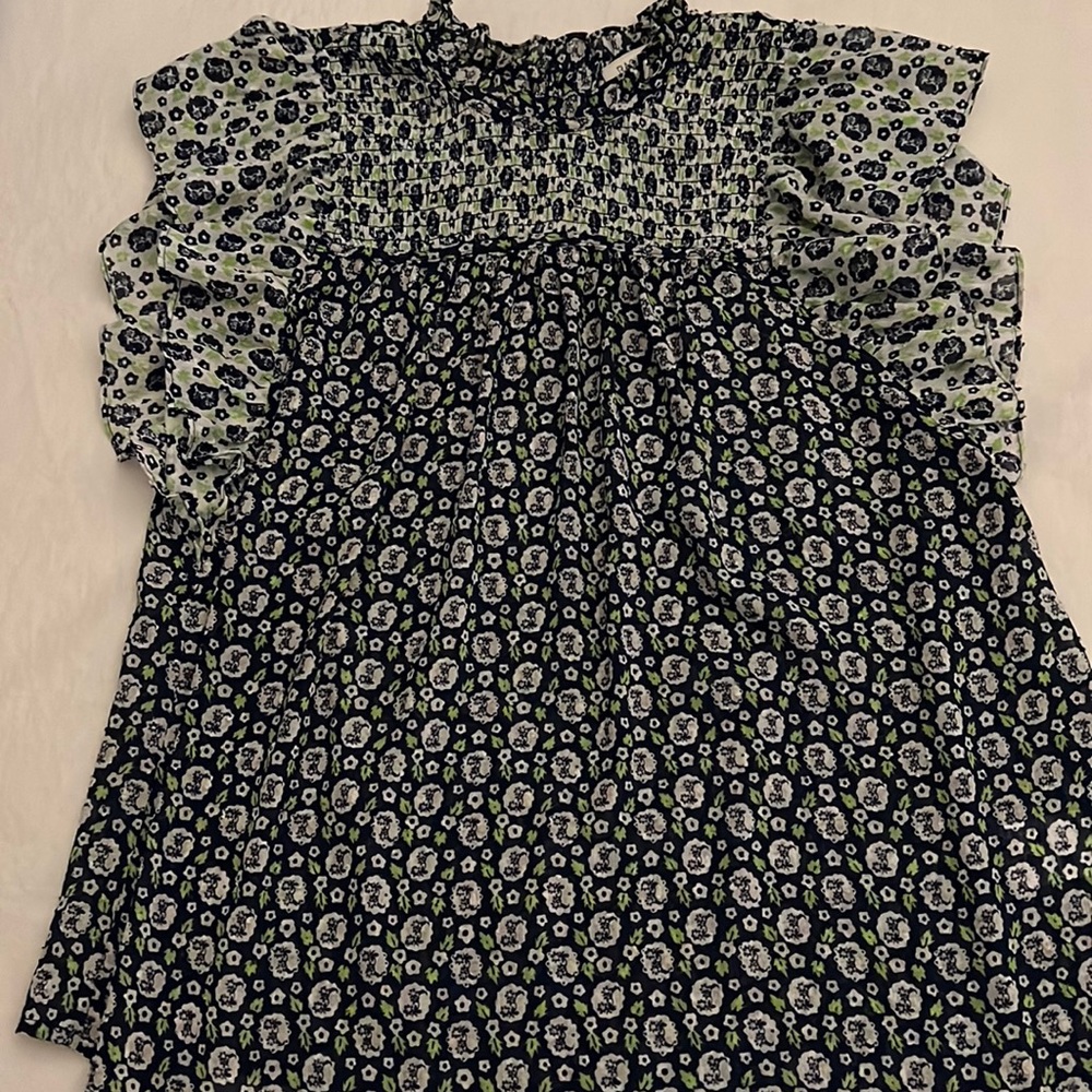 Rachel Zoe ruffled sleeve loose blouse